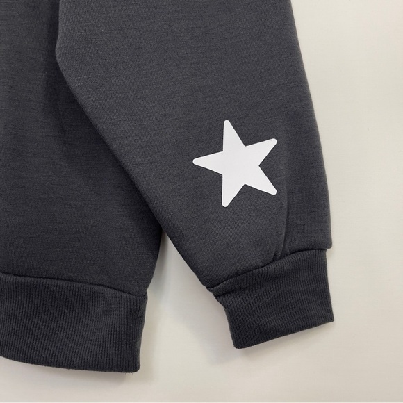 Orange Kiss Los Angeles 98 Crewneck Sweatshirt Women M Terry Embroidered letters - Picture 4 of 10